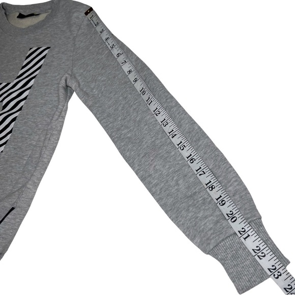 Kate Spade Saturday Initial H Crewneck Sweatshirt, Gray, XS Small, Rare HTF - Picture 12 of 17